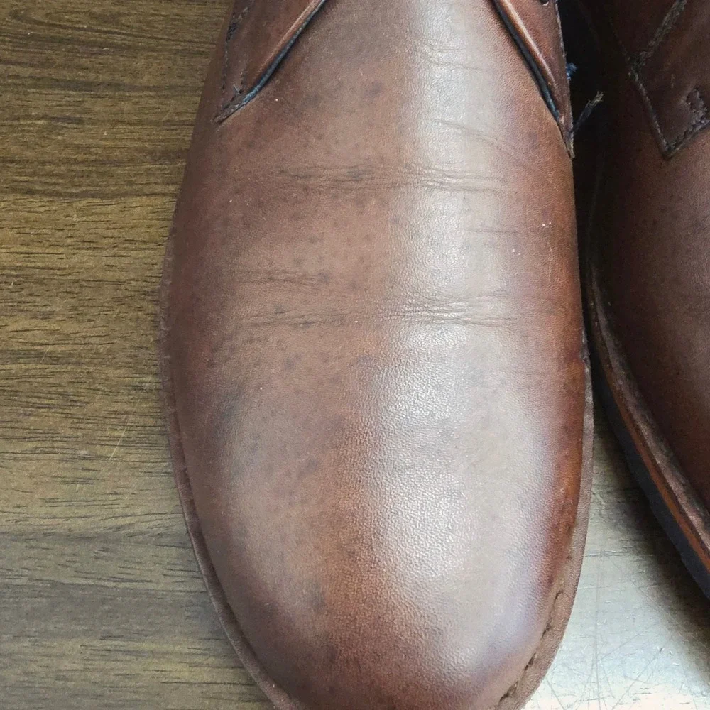 Pikolinos‎ Derby Shoes Mens 43 Brown Leather Suede Heel Made in Spain